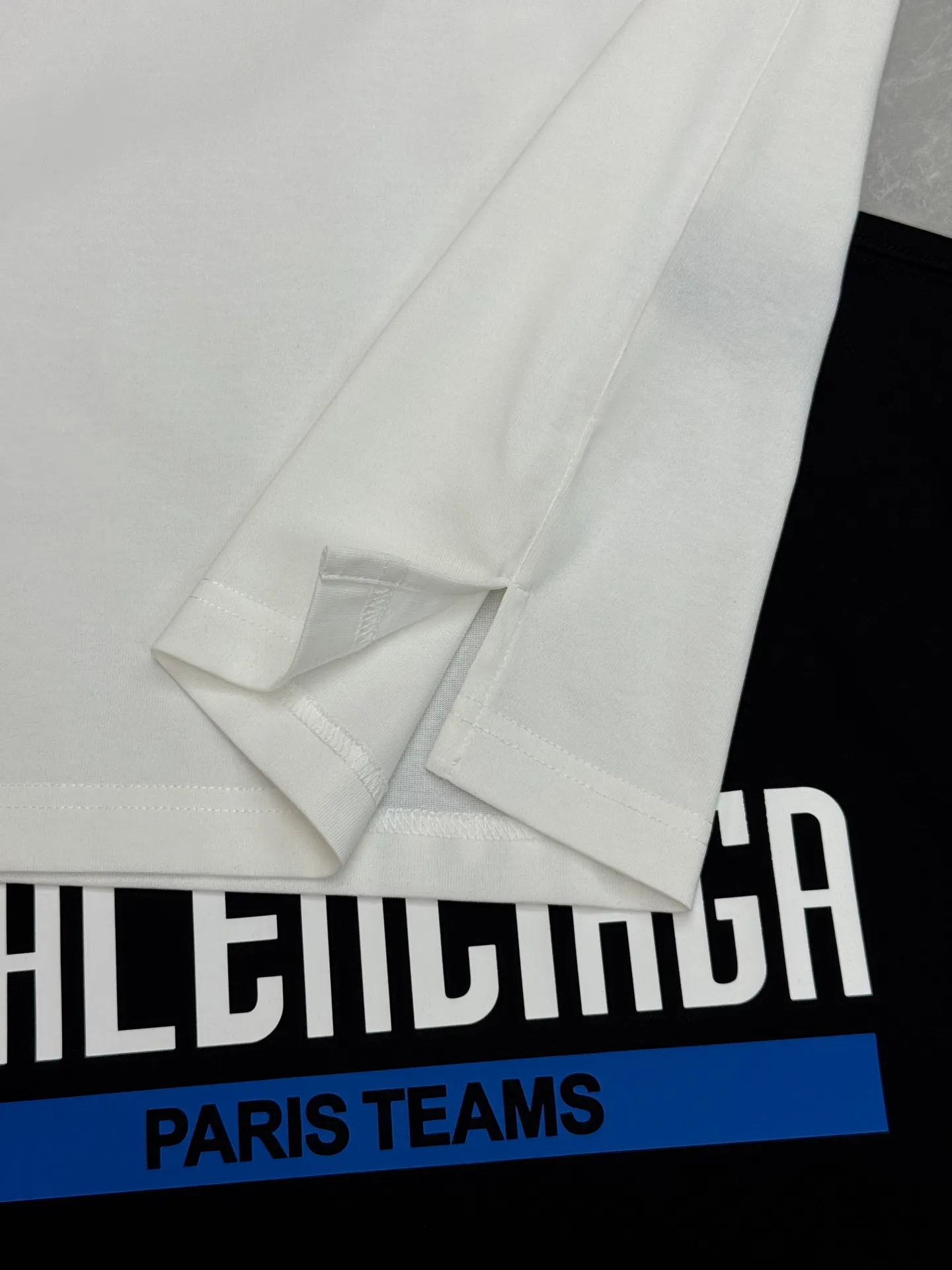 ⚜️Balenciaga Paris Teams Series ，Black White ， ， Breathable， ！ “PARIS TEAMS” +Blue ， ✨ ， OK， 、 ， ！ ！Sizes：S-3XL ❗️（175/145 L）